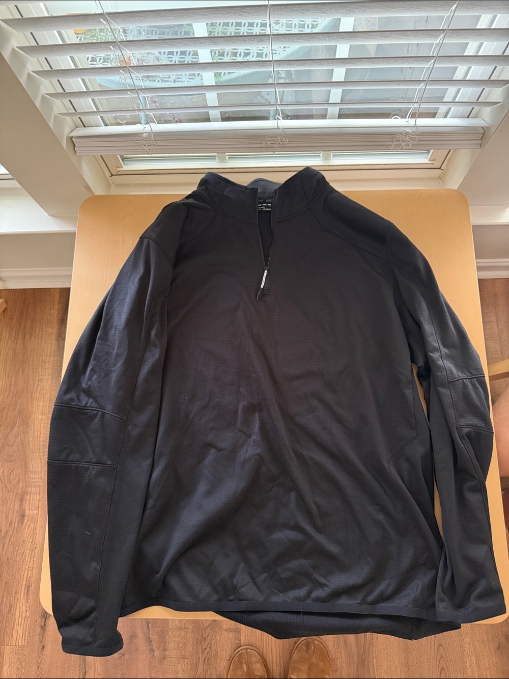 Under Armour Black ColdGear Reactor Quarter-Zip Pullover